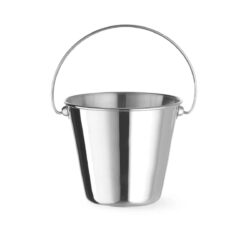 Vedierko na servírovanie s rukoväťou - Ø 130x110 mm | Hendi 425732 je ideálne na servírovanie hranoliek, nuggetiek a iných snackov v gastro prevádzkach.