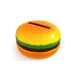 Originálny držiak na servítky v tvare hamburgera. Rozmery 17,5 × 8,5 cm, potravinársky plast. Zábavná dekorácia do kuchyne, reštaurácie či bistra.