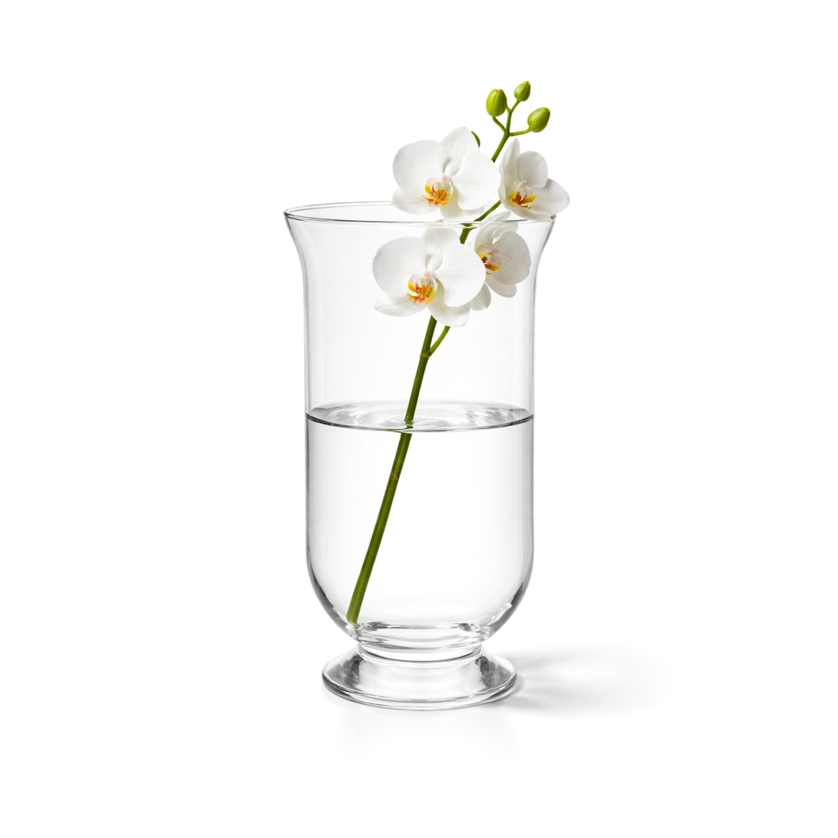 Sklenená váza - Ø 14,5 x 25 cm je elegantným a praktickým riešením na aranžovanie čerstvých kvetov, dekorácií a kvetinových kompozícií.