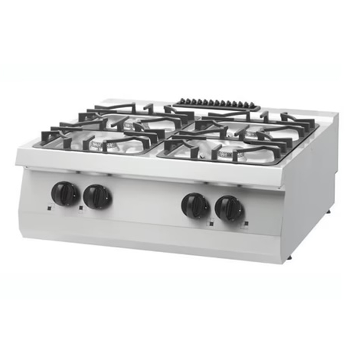 Plynový sporák Heavy Duty - 4 horáky - 30 kW | Maxima 09396119 s 4×7,5 kW horákmi je ideálnou voľbou pre profesionálne gastro prevádzky.