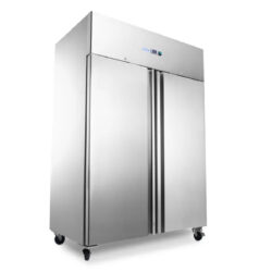 Chladiaca skriňa - 1400 L - 6 políc GN 2/1 - nerezová | Maxima 09400020 je gastro chladnička s ventilovaným chladením, 0 až +8 °C a digitálnym ovládaním.