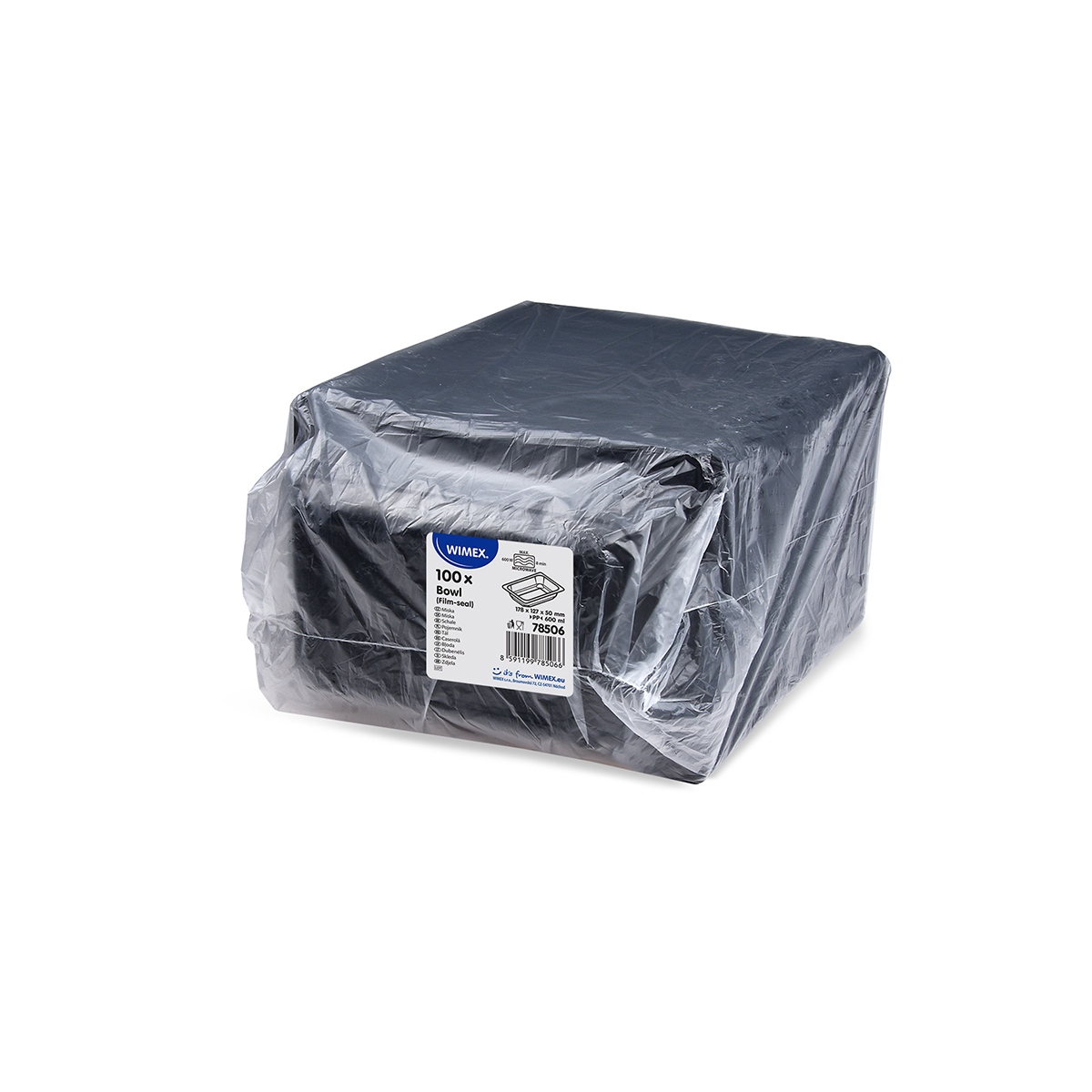 Zatavovacia menu miska 1-dielna 127 × 178 x 50 mm (100 ks) na balenie hotových pokrmov. Ideálna pre gastro prevádzky aj rozvoz jedál.
