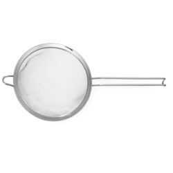 Nerezové sitko - Ø 210 mm | Hendi 638705 s jemnou sieťkou a dlhou rukoväťou pre spoľahlivé cedenie v gastro prevádzkach aj domácnostiach.