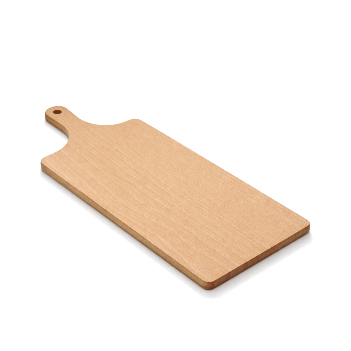 A 31x14x1,5 cm méretű, praktikus fogantyúval ellátott fa vágódeszka bükkfából készült, és vágáshoz valamint tálaláshoz is alkalmas.️