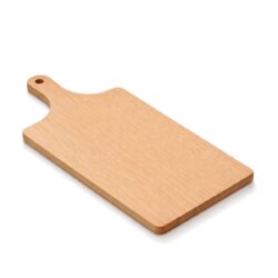 A 39x18x1,5 cm méretű, praktikus fogantyúval ellátott fa vágódeszka bükkfából készült, és vágáshoz valamint tálaláshoz is alkalmas.️