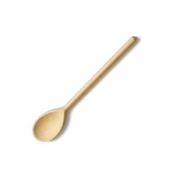 A 30 cm hosszú, ovális formájú fa főzőkanál kényelmes keverést biztosít az ételek elkészítése során. Tartós bükkfából készült.️