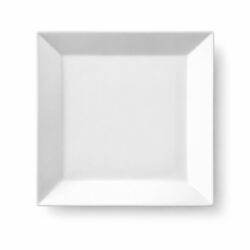 Actual szervírozó tányér 13 × 13 cm tartós porcelánból. Ellenáll a hősokknak és a sérüléseknek, mosogatógépben és mikrohullámú sütőben is használható.