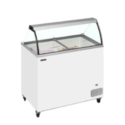 Tefcold IC302SC-SO fagylaltpult 255 l nettó térfogattal, LED világítással és -24 és -14 °C közötti hőmérséklettel. Ideális kisebb vendéglátóhelyek számára.️