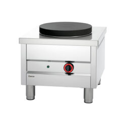 A Bartscher E 1K500 elektromos főzőzsámoly 5 kW teljesítménnyel és Ø 400 mm főzőzónával ideális választás vendéglátóipari egységek számára.