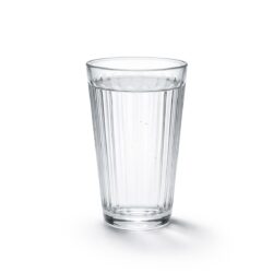 Gastrokitchen bordázott üvegpohár vízhez, 400 ml űrtartalommal. Elegáns átlátszó üveg vízhez, limonádékhoz és más hideg italokhoz.