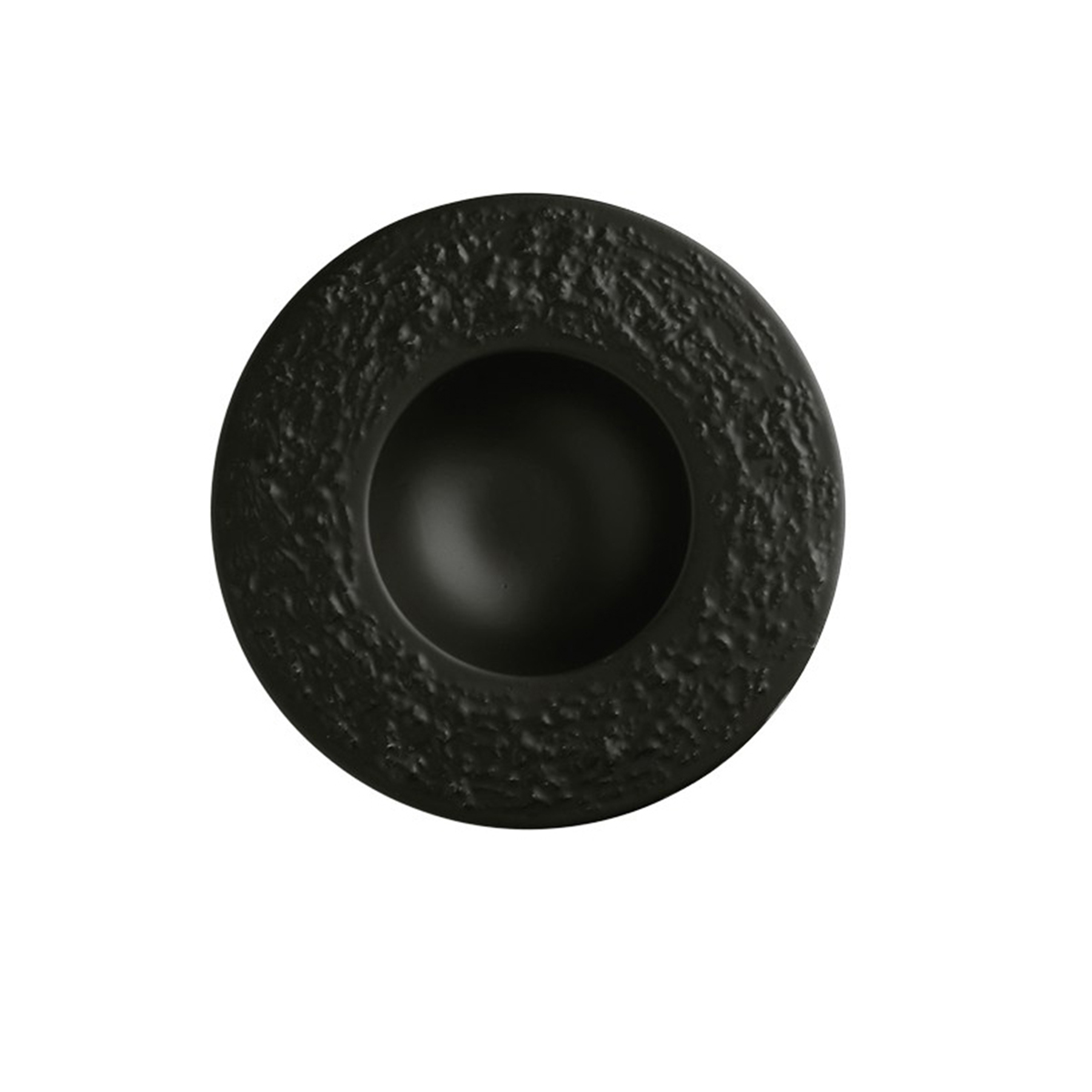 Stone mélytányér Ø 18 cm fekete színben, tartós porcelánból. Elegáns tányér levesekhez, rizottóhoz és tésztaételekhez vendéglátóhelyekre és otthonra.