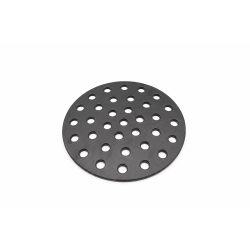 Kerek fekete öntöttvas faszén rács Kamado grillekhez 56 cm.