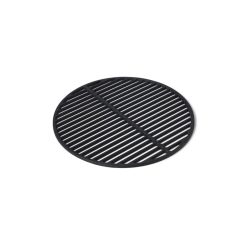 Kerek fekete öntöttvas grilllap 47 cm, ideális 56 cm-es grillekhez.