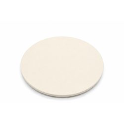 Piatră ceramică rotundă pentru pizza/deflector, bej deschis, Ø 36 cm, pentru grătare.