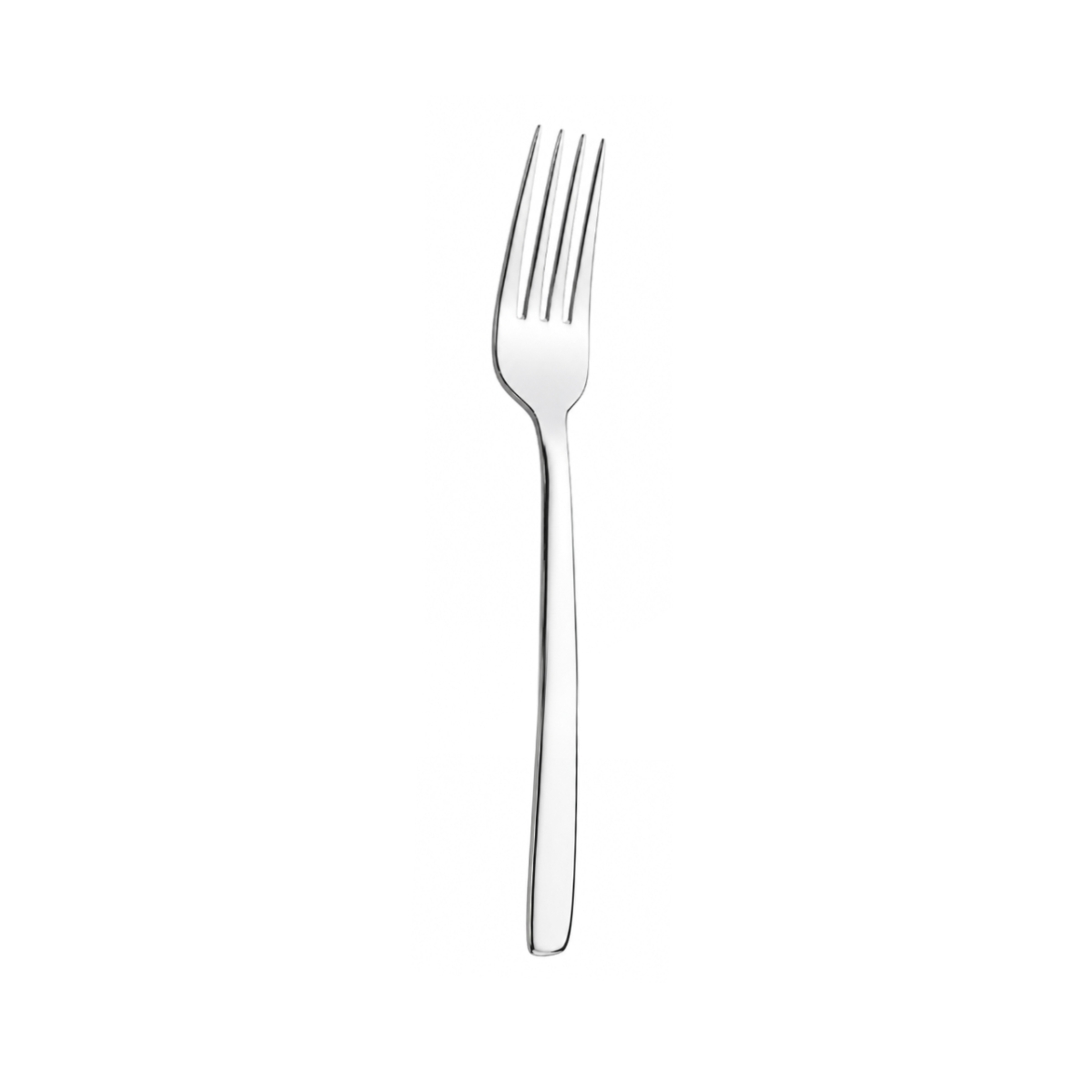 Elegáns Nico desszertvilla, 18,3 cm, rozsdamentes acélból, 12 darabos készletben.