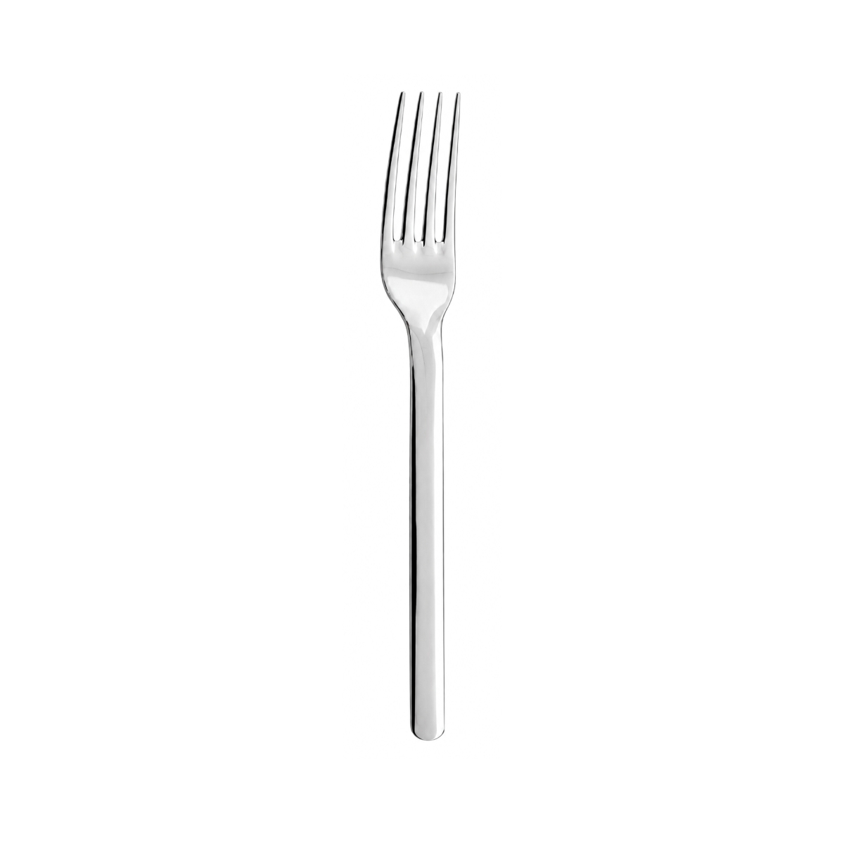 Elegáns Chiara asztali villa, 21 cm, fényes felületű 18/10 rozsdamentes acélból. 12 darabos készlet.