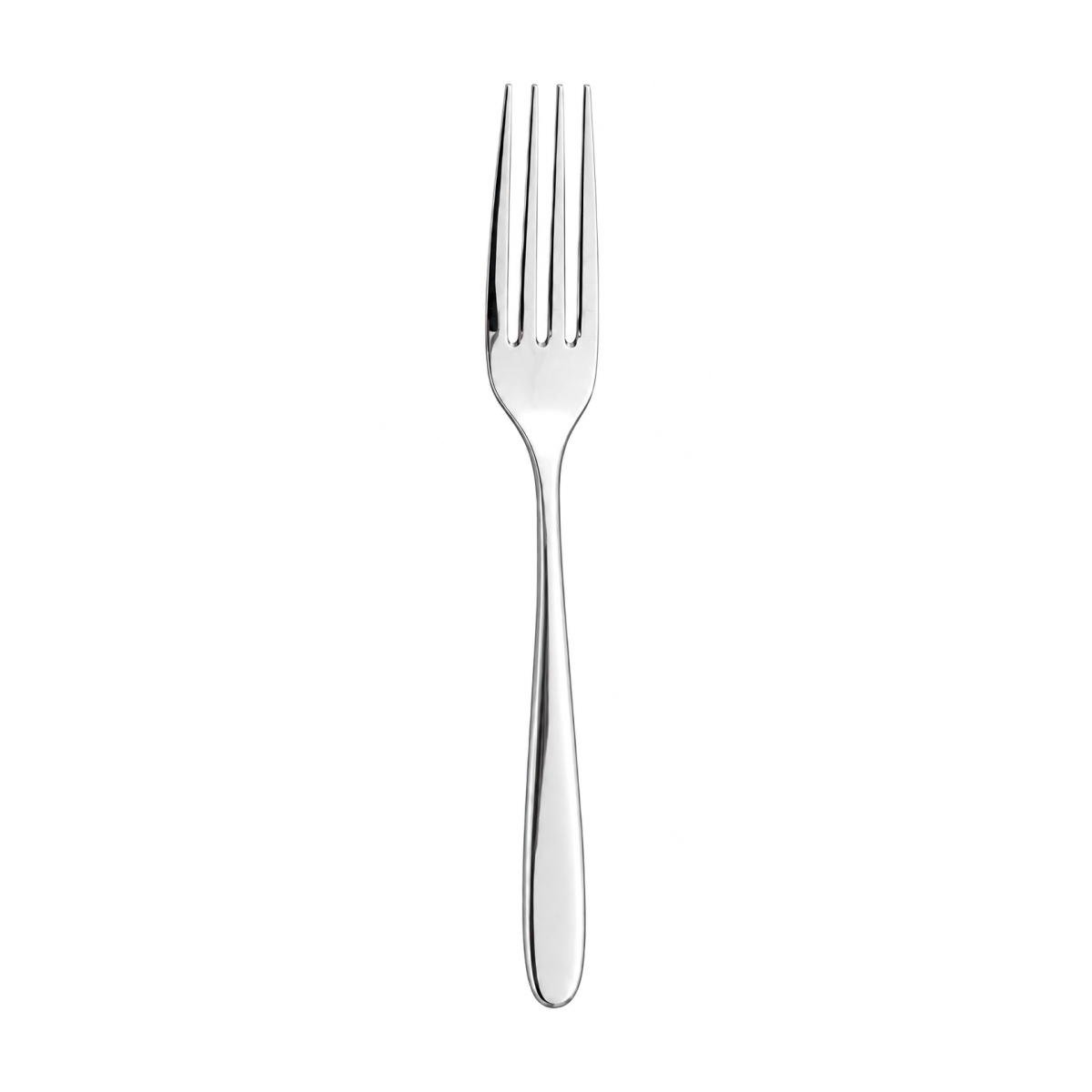 Elegáns Panna asztali villa, 21,3 cm, 18/10 rozsdamentes acélból. 12 darabos készlet.