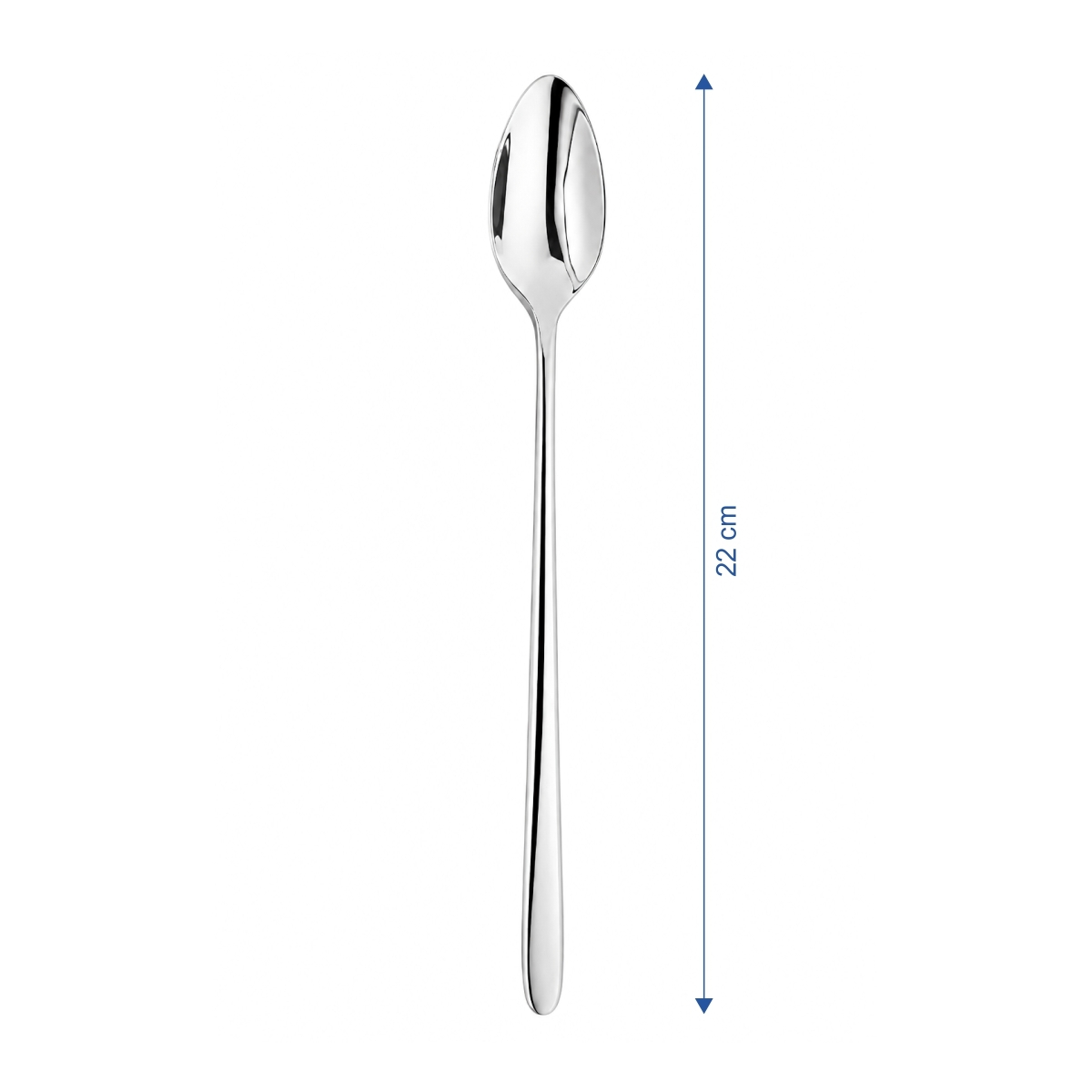 Panna bárkanál, 22 cm, 18/10 rozsdamentes acélból. 12 darabos készlet.