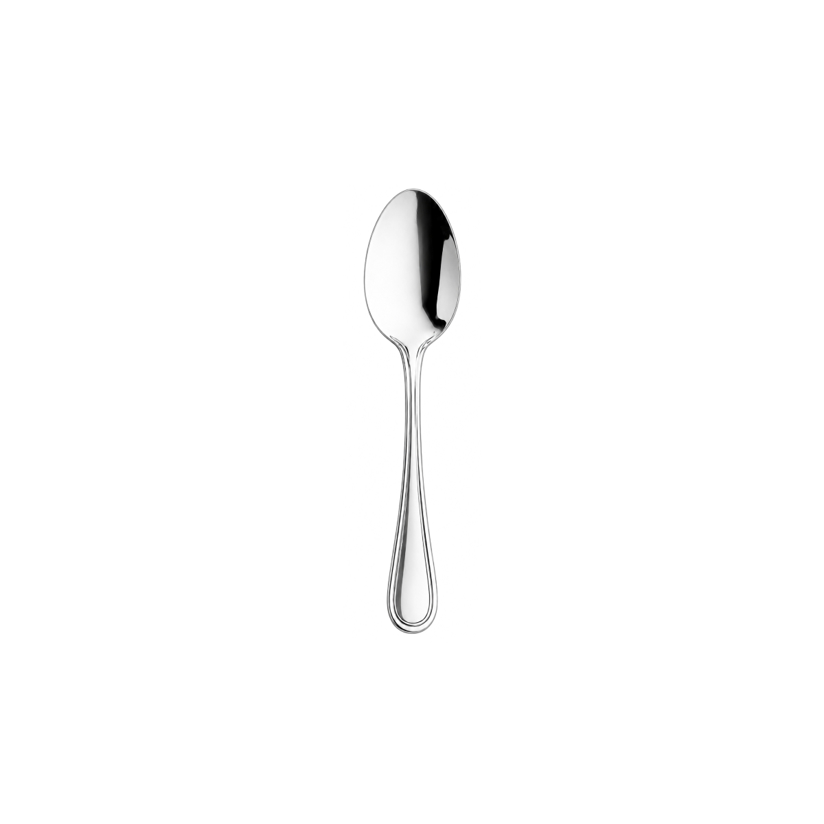Elegáns Inglese mokkáskanál, 10 cm, 18/0 rozsdamentes acélból. 12 darabos készlet.