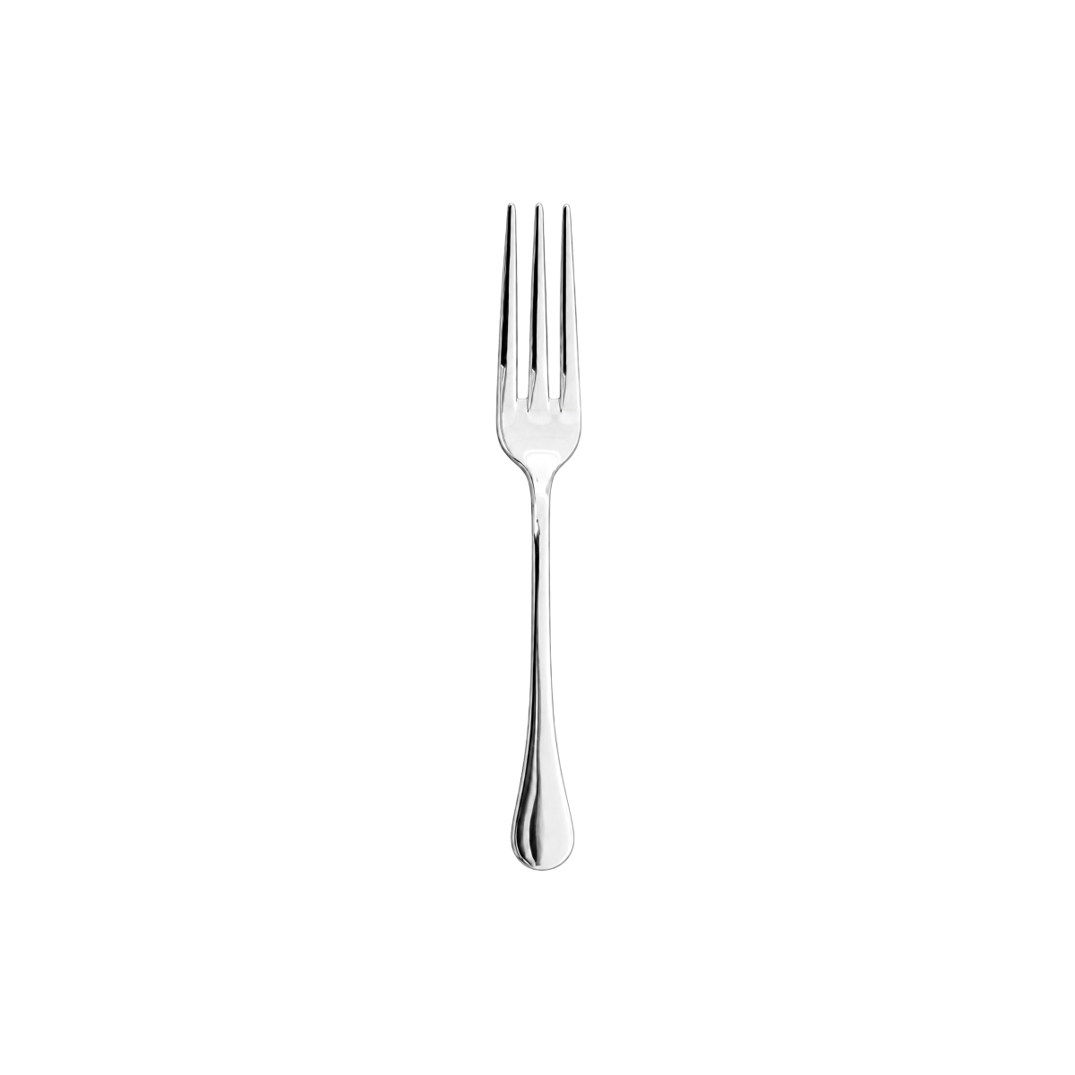 Elegáns desszertvilla, 14,7 cm, 18/10 rozsdamentes acélból. 12 darabos készlet.