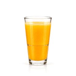 Átlátszó vizespohár, magasabb kúpos forma, 240 ml űrtartalommal.
