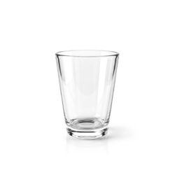Átlátszó üvegpohár 200 ml vízhez, gyümölcsléhez, limonádéhoz és üdítőitalokhoz.