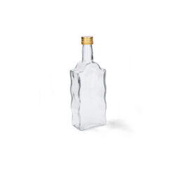 Elegáns Fala üvegpalack csavaros kupakkal, 200 ml-es űrtartalommal. Szörpökhöz, likőrökhöz, párlatokhoz és olajokhoz is alkalmas.