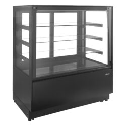 Fekete cukrászati hűtővitrin | TEFCOLD