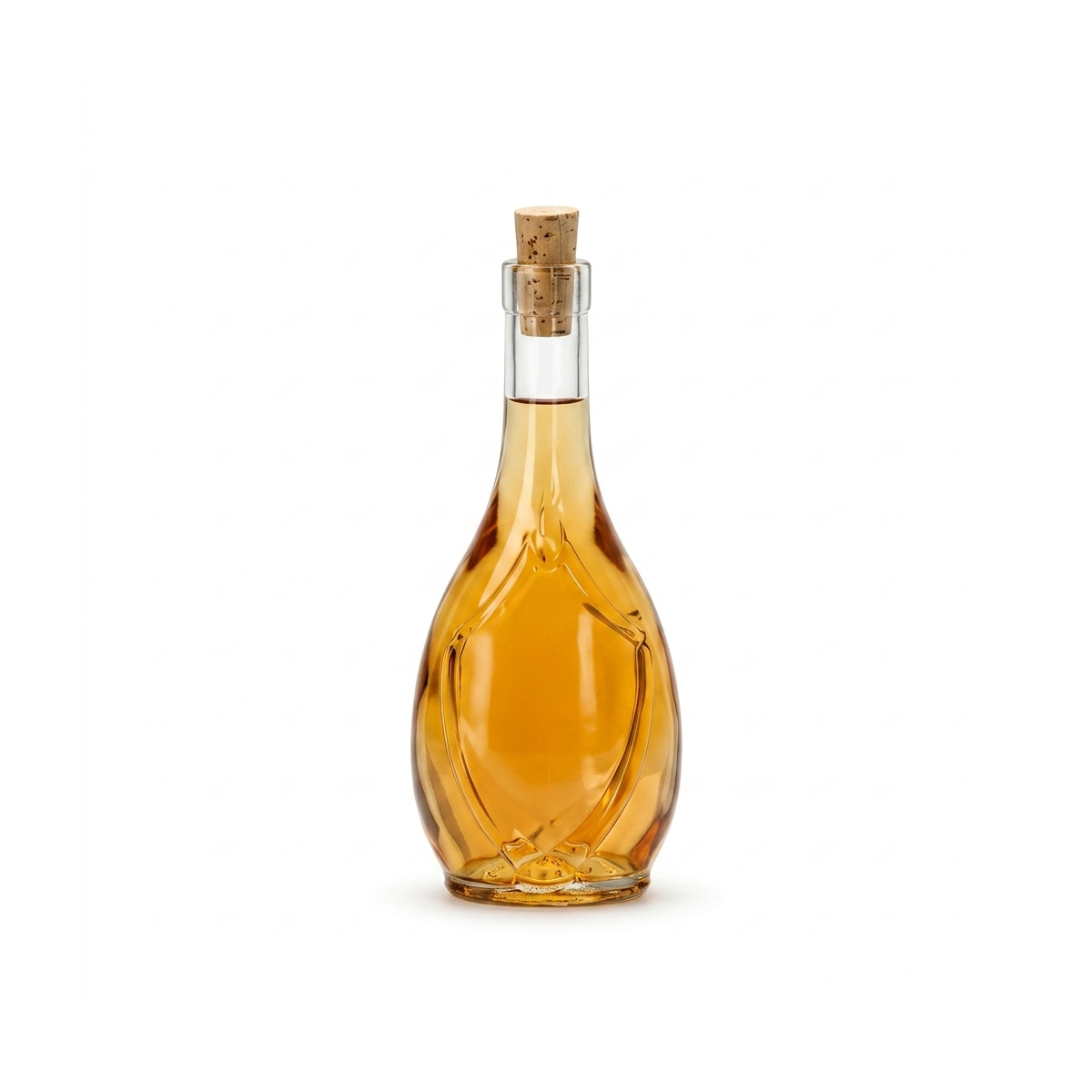 Üvegpalack parafadugóval, 250 ml-es űrtartalommal.
