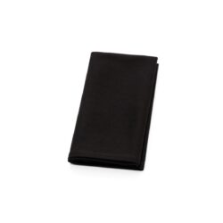 Fekete Bergen pincérkendő 40 × 40 cm-es méretben, 250 g/m² anyagsűrűséggel.