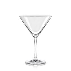 Átlátszó üveg Martini pohár Marta Horeca, klasszikus kúpos forma vékony szárral.