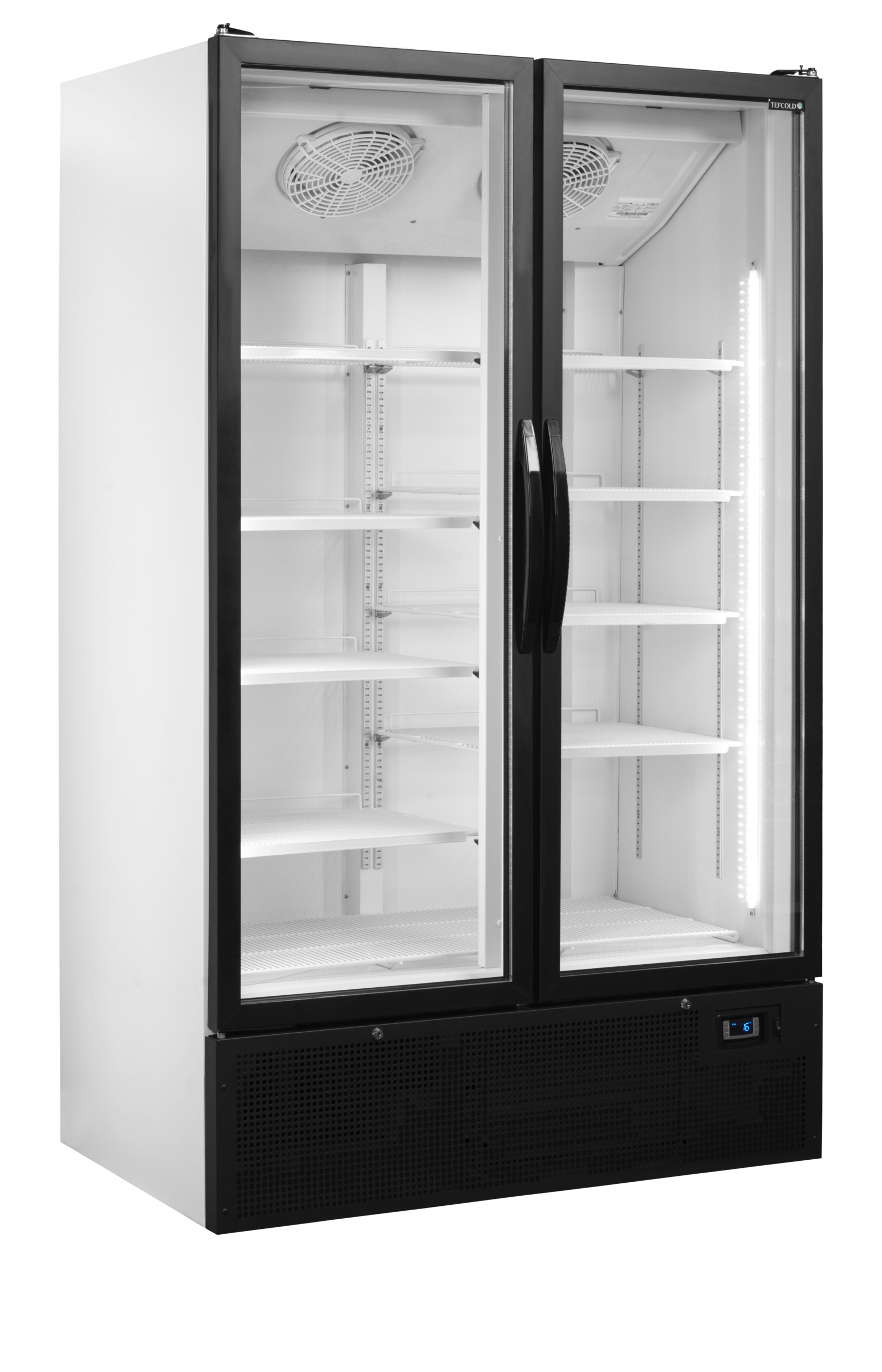 Üvegajtós álló hűtőszekrény FS 1202 H | TEFCOLD