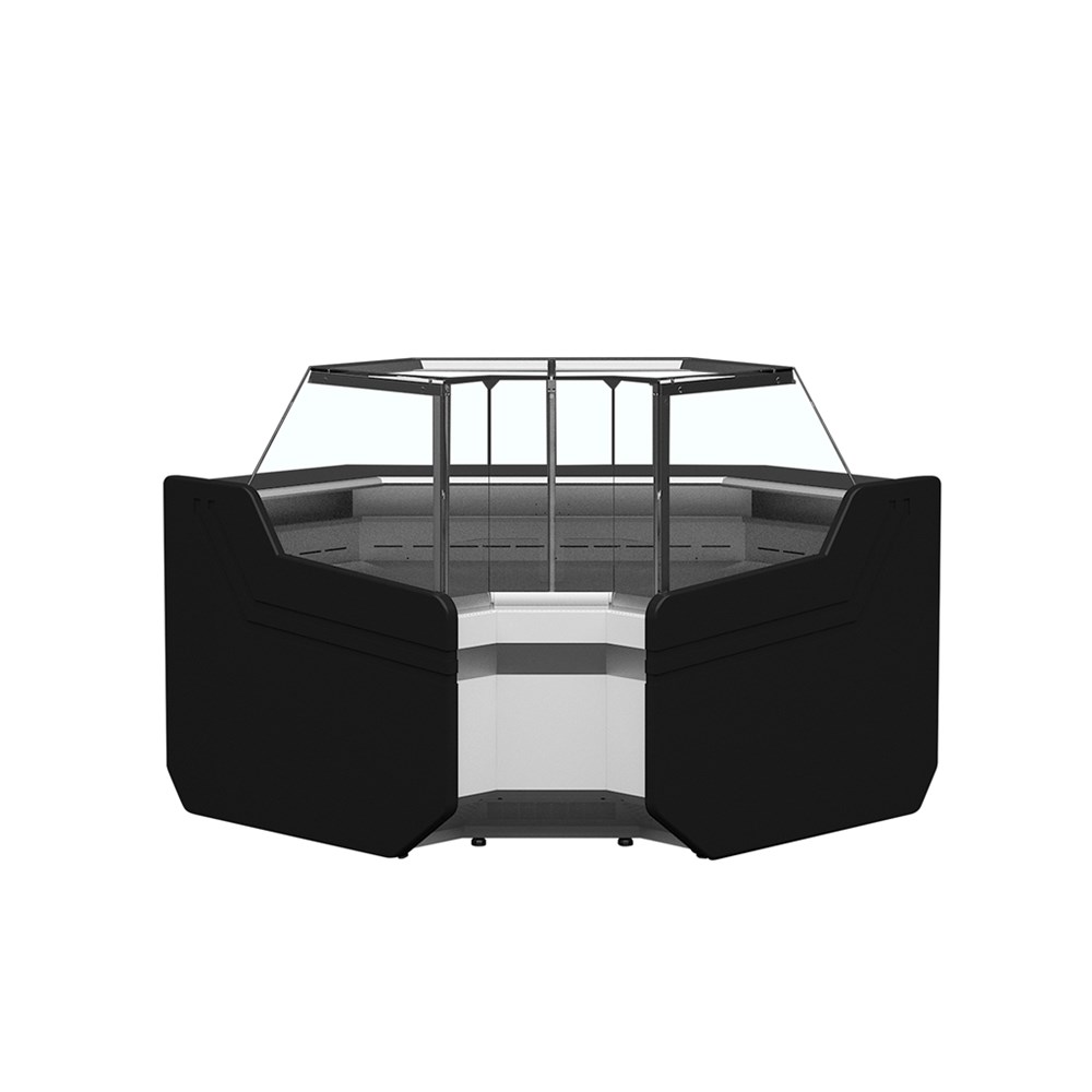 90°-os zárt sarokelem, ventilátoros - Juka