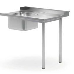 Bevezető asztal mosogatógéphez – bal oldali – 1200x700 mm | Hendi 231777 gyakorlati segítség professzionális konyhák számára.