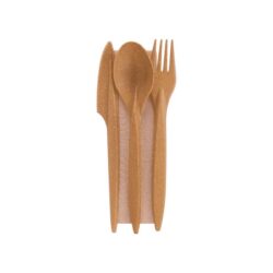 Evőeszközkészlet (WPC) 18,5 cm - barna | Gastrokonyha rendezvényekre, például fesztiválokra, cateringes eseményekre ajánlott.