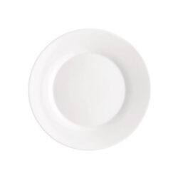 Fehér Toledo lapostányér opálüvegből, 20 cm átmérővel, tartós és praktikus kivitelben.