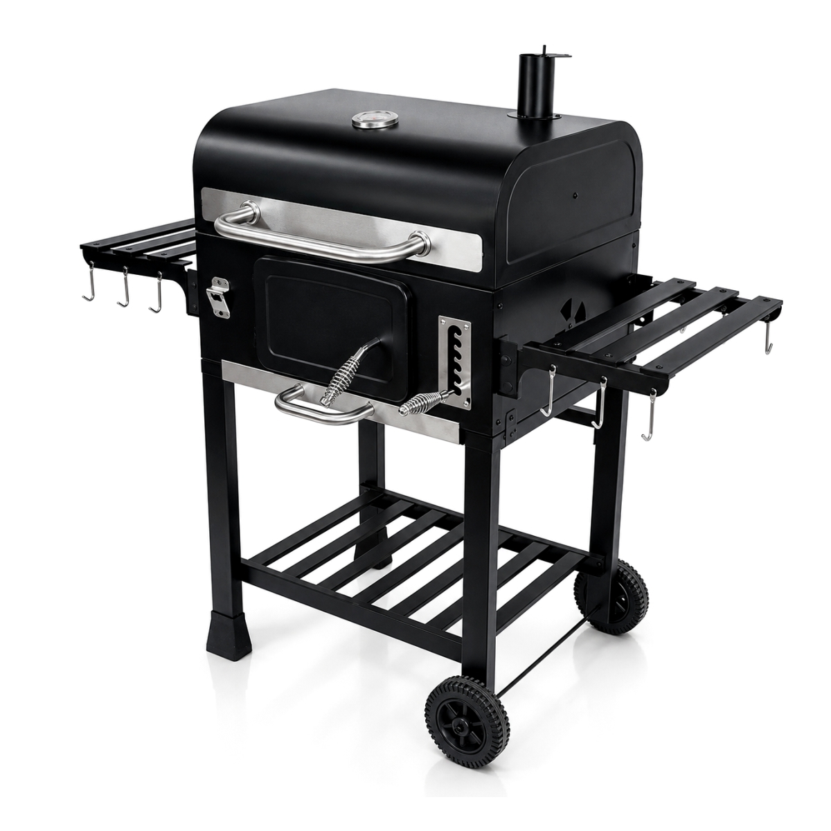 Gastrokitchen amerikai faszenes grillsuto fedellel 120x60x113 5cm (7)