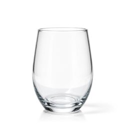 Átlátszó üvegpohár 500 ml, vastag aljjal, átmérő 7,6 cm, magasság 12,5 cm.