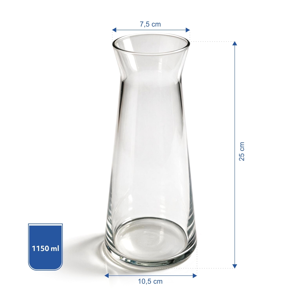 Gastrokitchen uveg vizkarafa 1l (1)