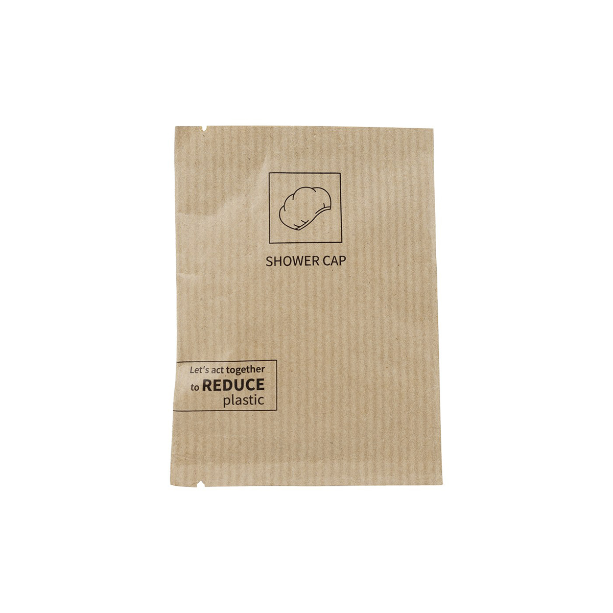 Higiénikus fürdősapka ECO KRAFT papírcsomagolásban.