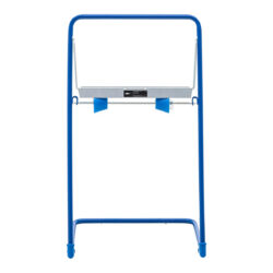 Szabadon álló papírtörlő-tartó 10 kg teherbírással. Legfeljebb 40 cm széles tekercsekhez alkalmas.