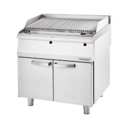 Gáz lávaköves grill 800 „V” - 13 kW | Stalgast 9733010