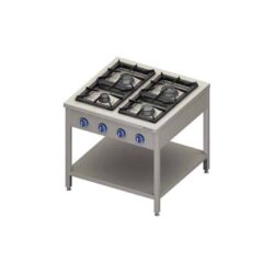 Gáztűzhely ECO 900 - 4 égőfej - 22,5 kW | Stalgast 999521