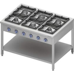 Gáztűzhely ECO 900 - 6 égőfej - 36,5 kW | Stalgast 999621