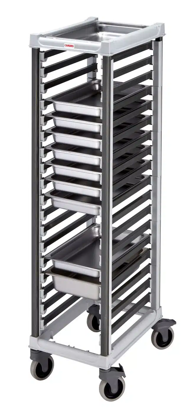 Szervírozó kocsi - 18×GN 1/1 | Cambro UGNPR11F18480 - Image 6