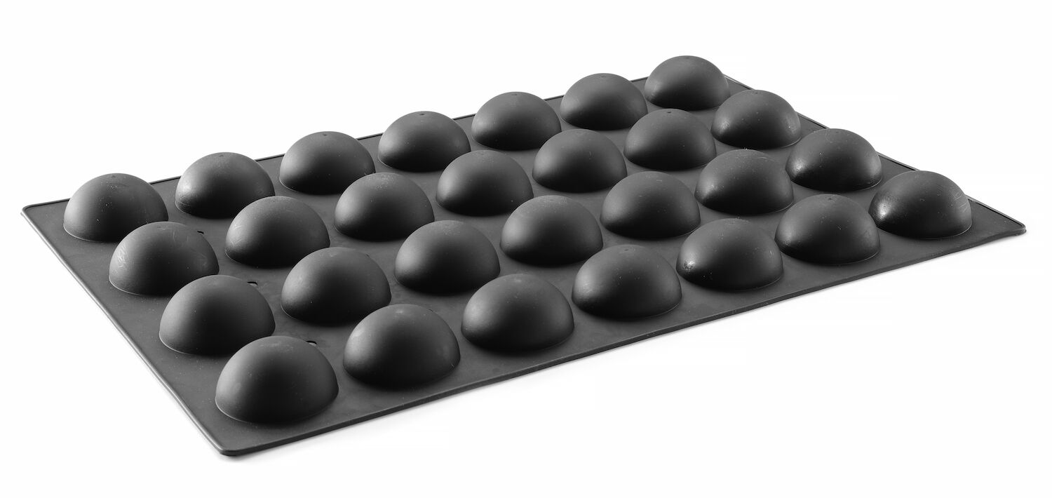 Szilikon forma SEMI-SPHERE – 600x395x35 mm | Hendi 677216