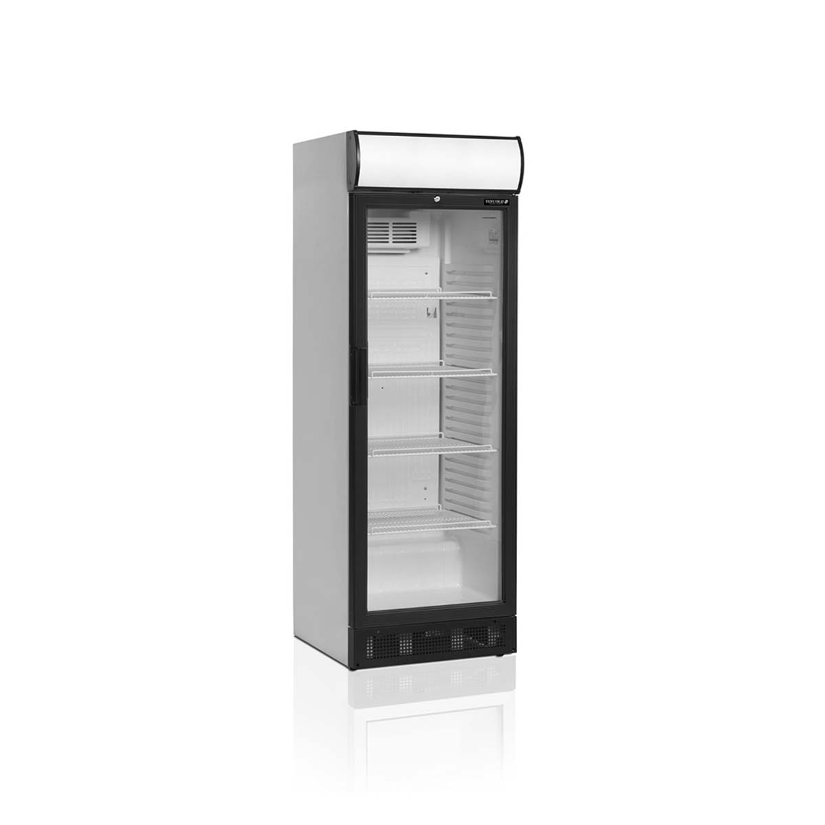 Chladiaca skriňa - 260 L - čierny rám | TEFCOLD SCU 1280 CP️ s objemom 260 litrov je určená do bufetov, supermarketov, reštaurácií a pod.