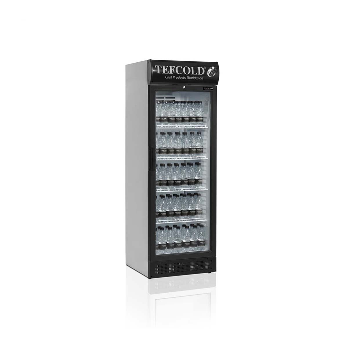 Chladiaca skriňa - 260 L - čierny rám | TEFCOLD SCU 1280 CP️ s objemom 260 litrov je určená do bufetov, supermarketov, reštaurácií a pod.