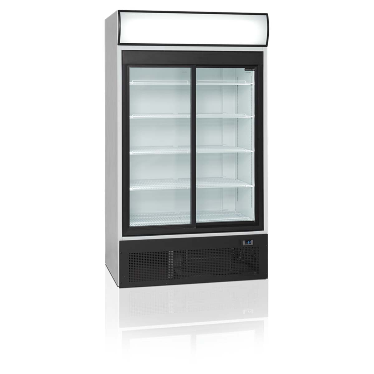 Chladiaca skriňa - presklené dvere - 710 L - biela | TEFCOLD FSC 1950 S je ideálnou voľbou pre supermarkety, čerpacie stanice, bufety, večierky a pod.