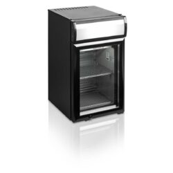 Chladnička na nápoje - 22 L - čierna | TEFCOLD BC 25 CP je ideálna na vystavovanie nápojov, ako sú nealkoholické nápoje, pivo a energetické nápoje.️